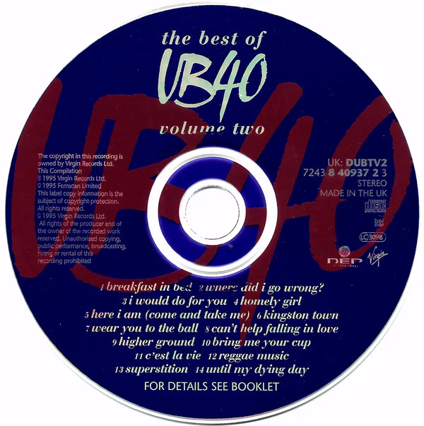 UB40 - The Best Of UB40 - Volume Two (CD, Comp) - Image 3