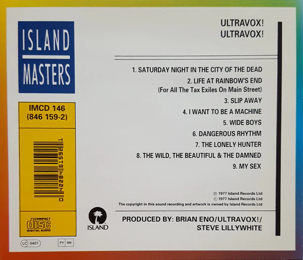 Ultravox!* - Ultravox! (CD, Album, RE) - Image 3