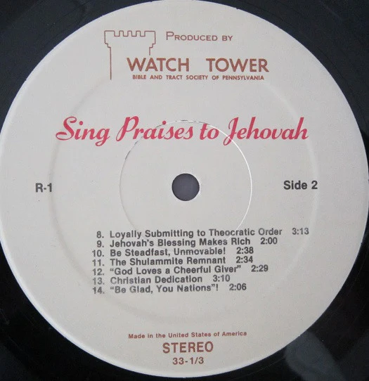 Unknown Artist - Sing Praises To Jehovah Songs 1-14 (LP) - Image 4