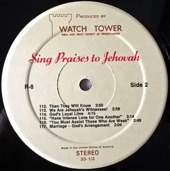 Unknown Artist - Sing Praises To Jehovah Songs 105-117 (LP) - Image 4