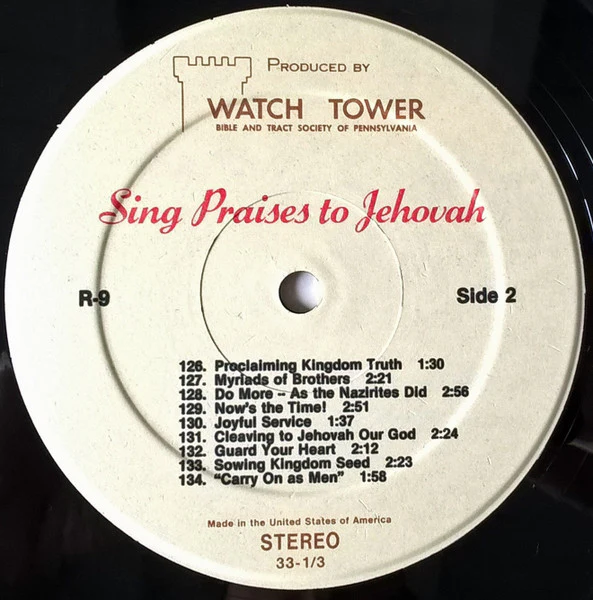 Unknown Artist - Sing Praises To Jehovah Songs 118-134 (LP) - Image 4