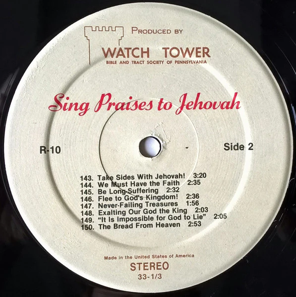 Unknown Artist - Sing Praises To Jehovah Songs 135-150 (LP) - Image 4