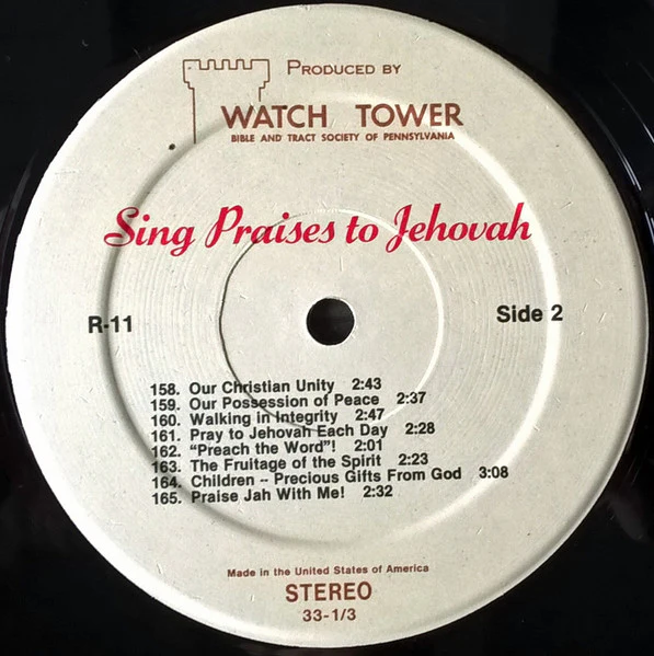 Unknown Artist - Sing Praises To Jehovah Songs 151-165 (LP, Album) - Image 4