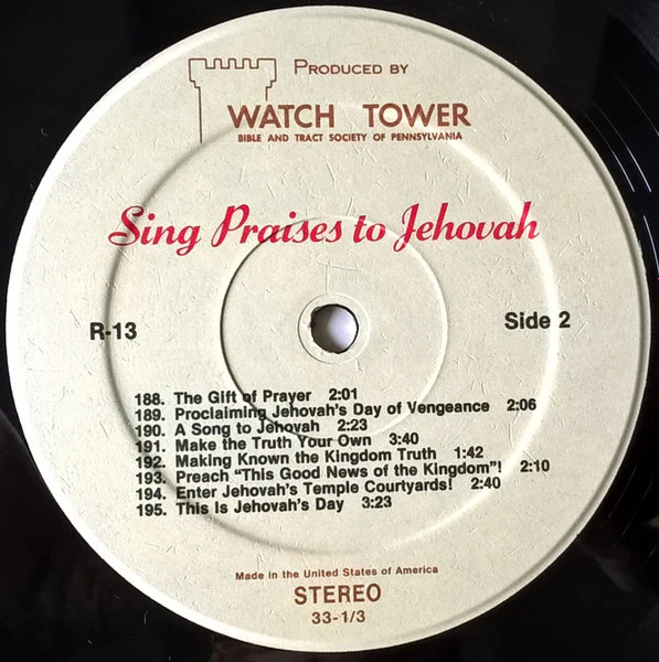 Unknown Artist - Sing Praises To Jehovah Songs 181-195 (LP) - Image 4