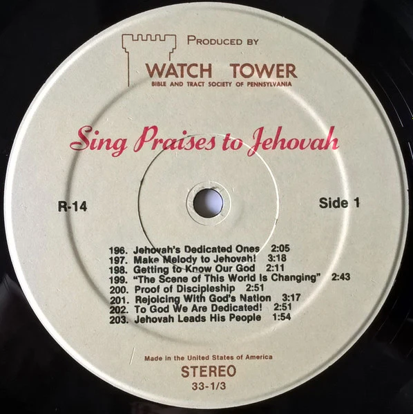 Unknown Artist - Sing Praises To Jehovah Songs 196-211 (LP) - Image 3