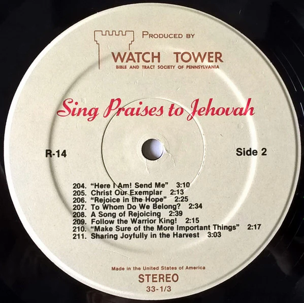 Unknown Artist - Sing Praises To Jehovah Songs 196-211 (LP) - Image 4