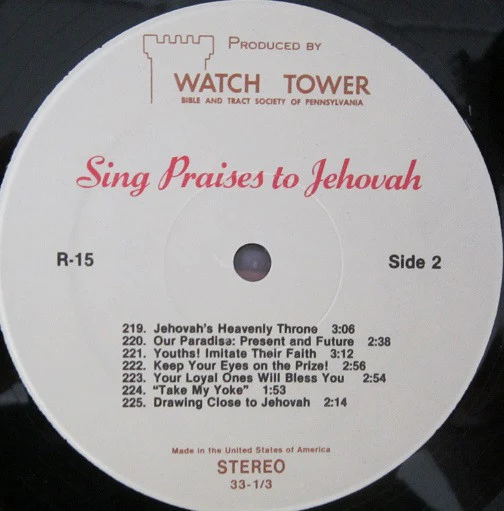 Unknown Artist - Sing Praises To Jehovah Songs 212-225 (LP) - Image 4
