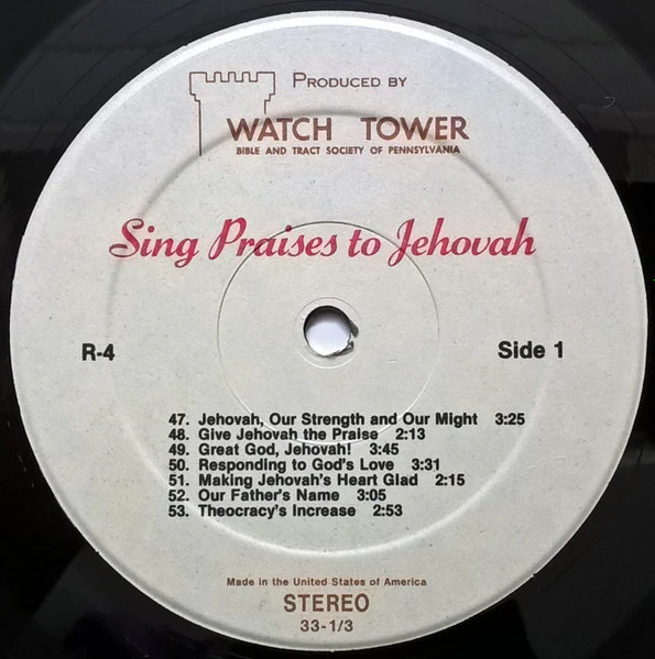 Unknown Artist - Sing Praises To Jehovah Songs 47-61 (LP) - Image 3