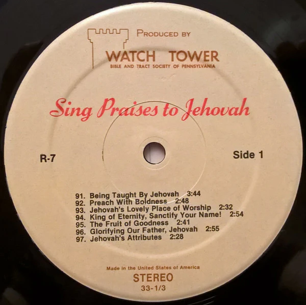 Unknown Artist - Sing Praises To Jehovah Songs 91-104 (LP) - Image 3