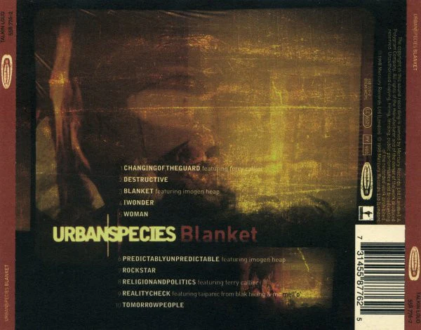 Urban Species - Blanket (CD, Album) - Image 2