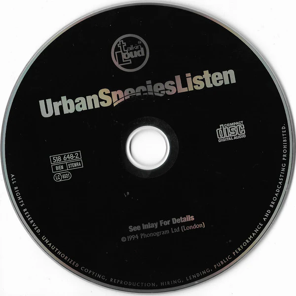 Urban Species - Listen (CD, Album) - Image 3