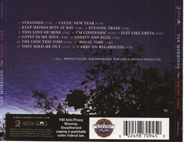 Van Morrison - Magic Time (CD, Album) - Image 2
