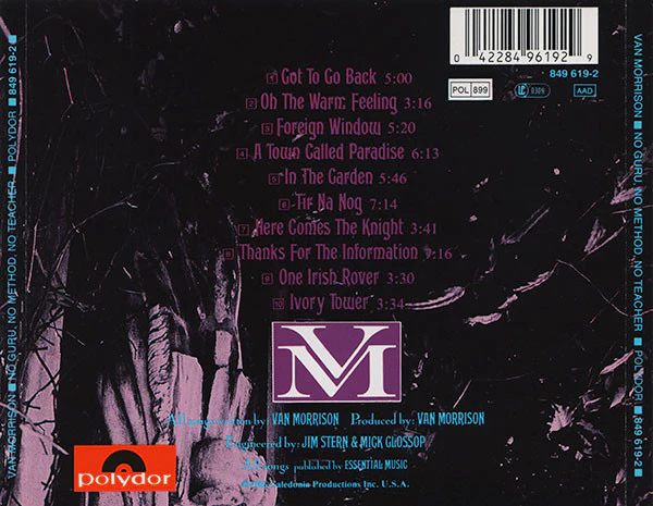 Van Morrison - No Guru, No Method, No Teacher (CD, Album, RE) - Image 2