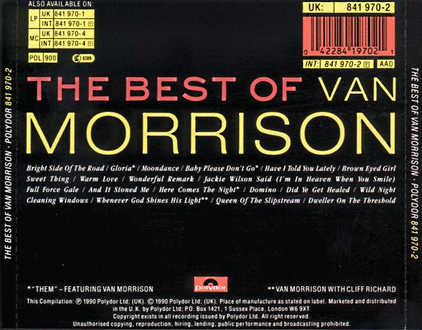 Van Morrison - The Best Of Van Morrison (CD, Comp, RP) - Image 3
