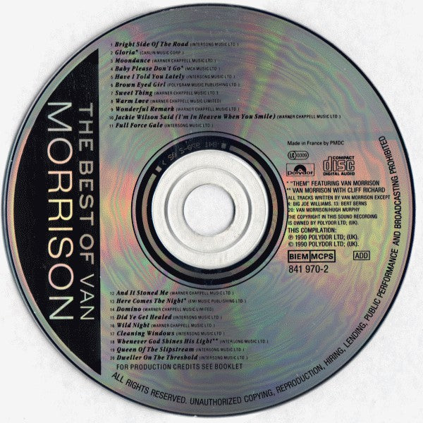 Van Morrison - The Best Of Van Morrison (CD, Comp, RP) - Image 4