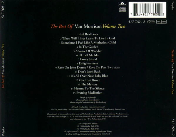 Van Morrison - The Best Of Van Morrison Volume Two (CD, Comp) - Image 2