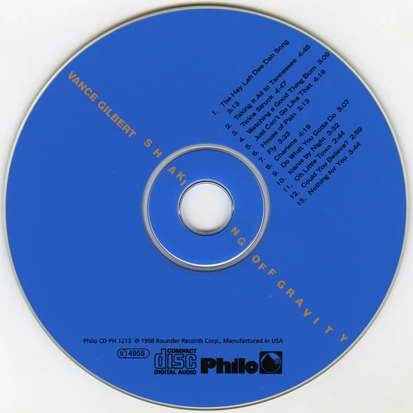 Vance Gilbert - Shaking Off Gravity (CD, Album) - Image 3