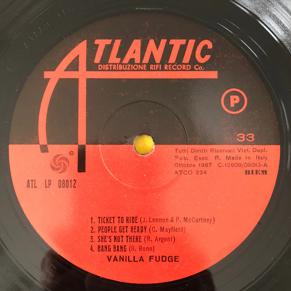 Vanilla Fudge - Vanilla Fudge (LP, Album) - Image 3