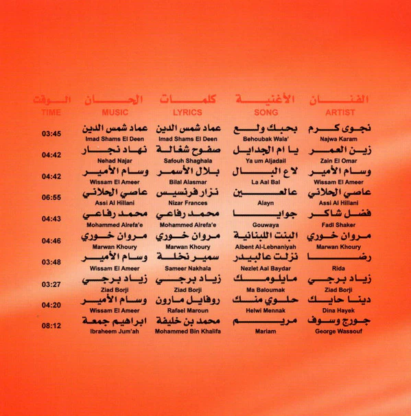 Various - لبنانيات 2 = Lebnaneyat 2 (CD, Comp) - Image 2