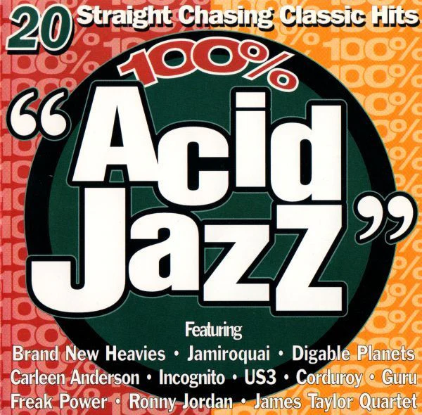 Various - 100% Acid Jazz (CD, Comp)
