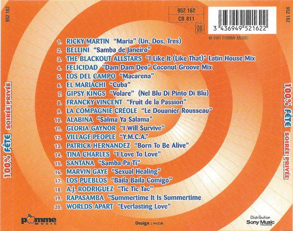 Various - 100% Fête - Soirée Privée (CD, Comp) - Image 4