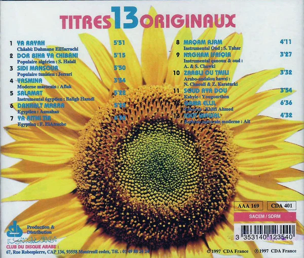 Various - 13 Titres Originaux (CD, Comp) - Image 2