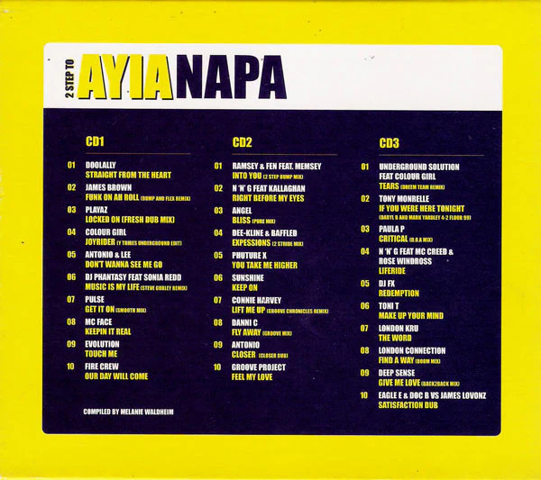 Various - 2 Step To... Ayia Napa (3xCD, Comp) - Image 2