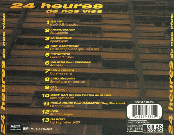 Various - 24 Heures De Nos Vies (CD, Comp) - Image 2