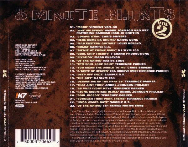 Various - 3 Minute Blunts Vol. 2 (CD, Comp) - Image 2