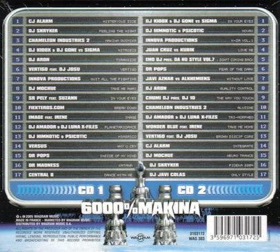 Various - 6000% Makina (2xCD, Comp) - Image 2