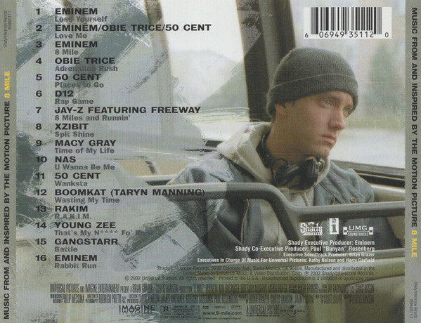 Various - 8 Mile - Music From And Inspired By The Motion Picture (CD, Comp + CD, Ltd, Smplr, Bon) - Image 2