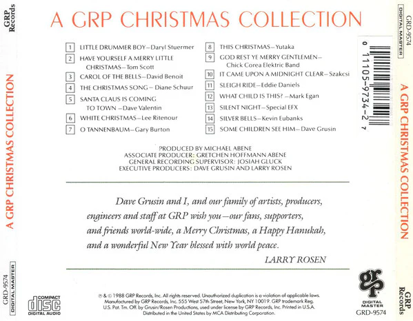 Various - A GRP Christmas Collection (CD, Comp, Dig) - Image 2