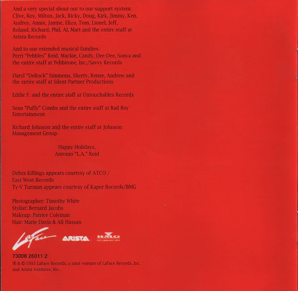 Various - A LaFace Family Christmas (CD, Comp) - Image 2