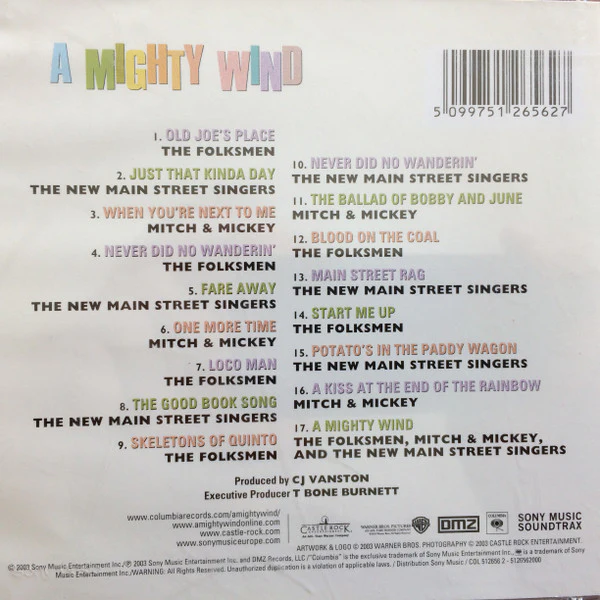 Various - A Mighty Wind: The Album (CD, Album, Enh) - Image 3