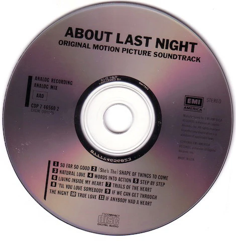 Various - "About Last Night..." -  Music From The Motion Picture (CD, Album) - Image 3