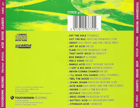 Various - Acid House Classics (CD, Comp) - Image 2