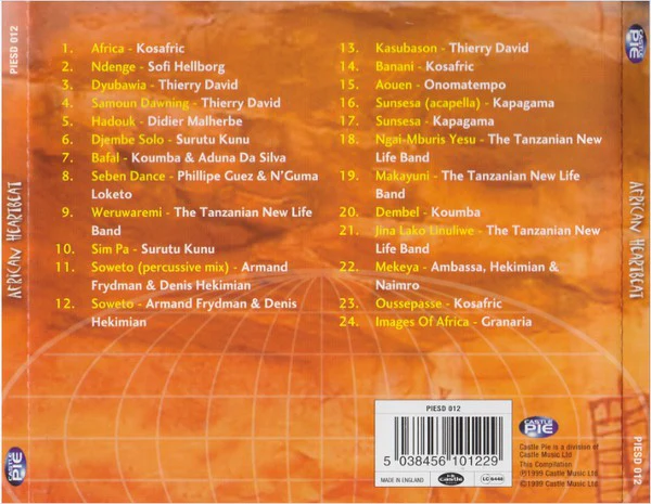 Various - African Heartbeat (CD, Comp) - Image 2
