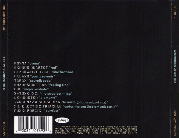 Various - After Hours Volume Three (CD, Comp) - Image 2