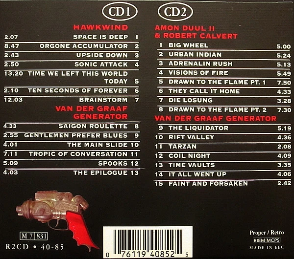 Various - Anthology Of Cosmic Music (2xCD, Comp) - Image 2