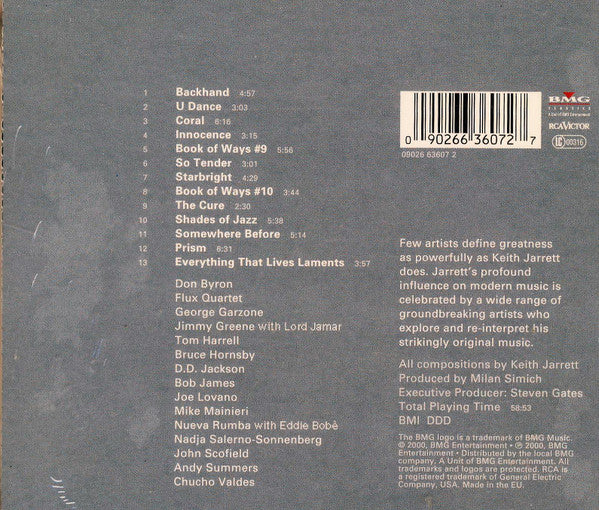 Various - As Long As You're Living Yours: The Music Of Keith Jarrett (CD, Album) - Image 2