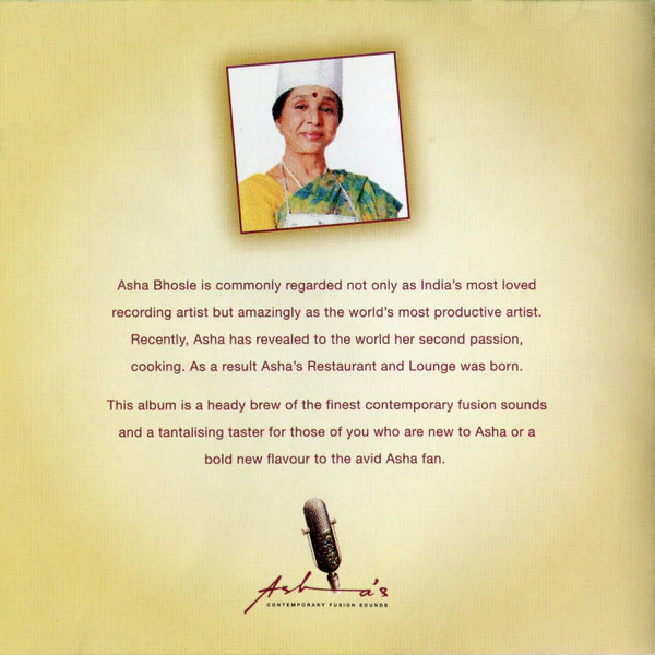 Various - Asha Bhosle Presents: A Place Full Of Ahsa - Asha's Contemporary Fusion Sounds (CD, Album) - Image 4