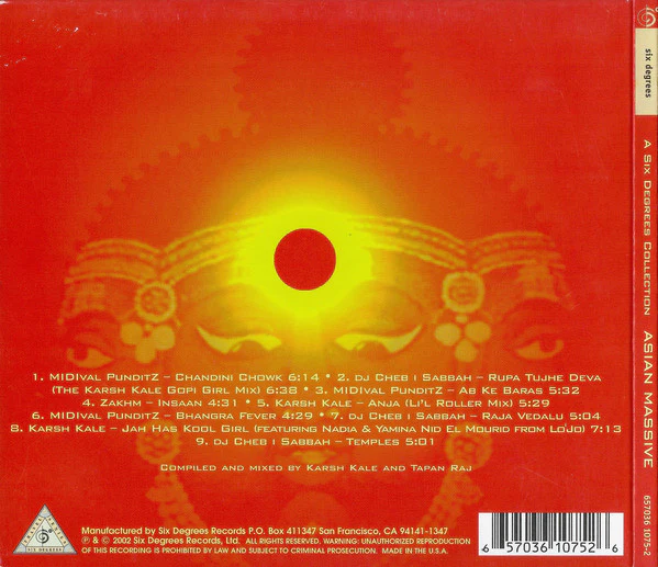 Various - Asian Massive: A Six Degrees Collection (CD, Comp, Mixed) - Image 2