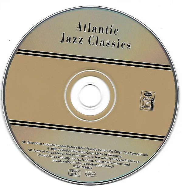 Various - Atlantic Jazz Classics (CD, Comp, RM) - Image 4