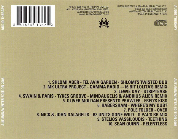 Various - Audio Therapy - Autumn/Winter Edition 2006 (CD, Comp) - Image 2