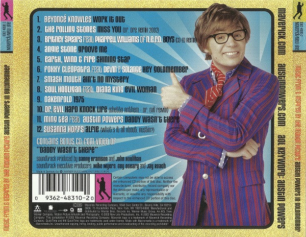 Various - Austin Powers In Goldmember (Music From & Inspired By The Motion Picture) (CD, Comp, Enh) - Image 4