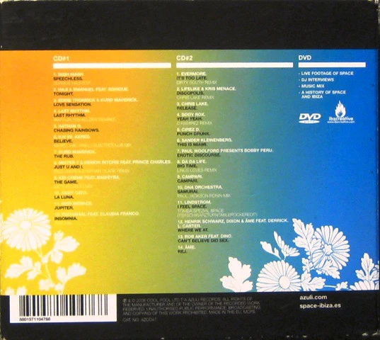 Various - Azuli Presents: Space Ibiza 2006 (2xCD, Comp, Mixed + DVD-V) - Image 2