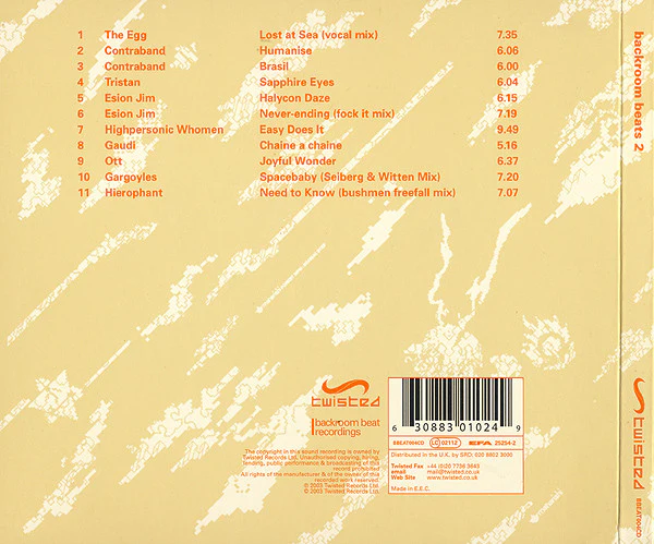 Various - Backroom Beats 2 (CD, Comp) - Image 2