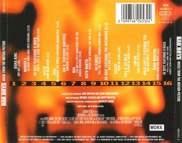 Various - Bad Boys (Music From The Motion Picture) (CD, Comp) - Image 2