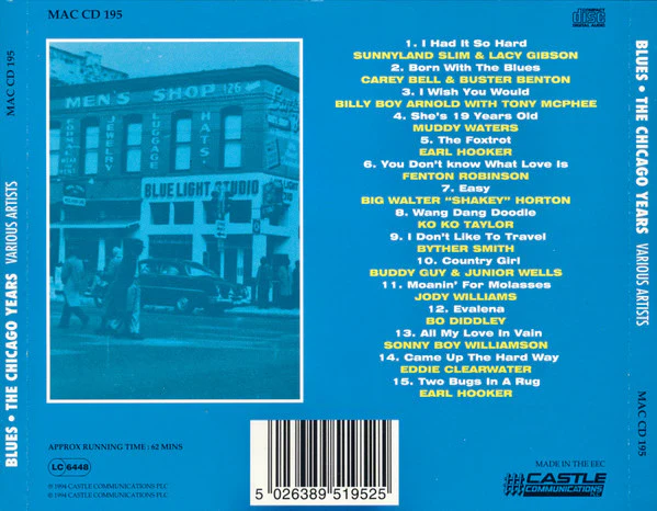 Various - Blues: The Chicago Years (CD, Comp) - Image 2