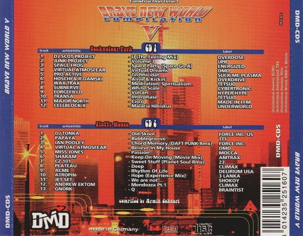 Various - Brave New World Compilation V (2xCD, Comp) - Image 2